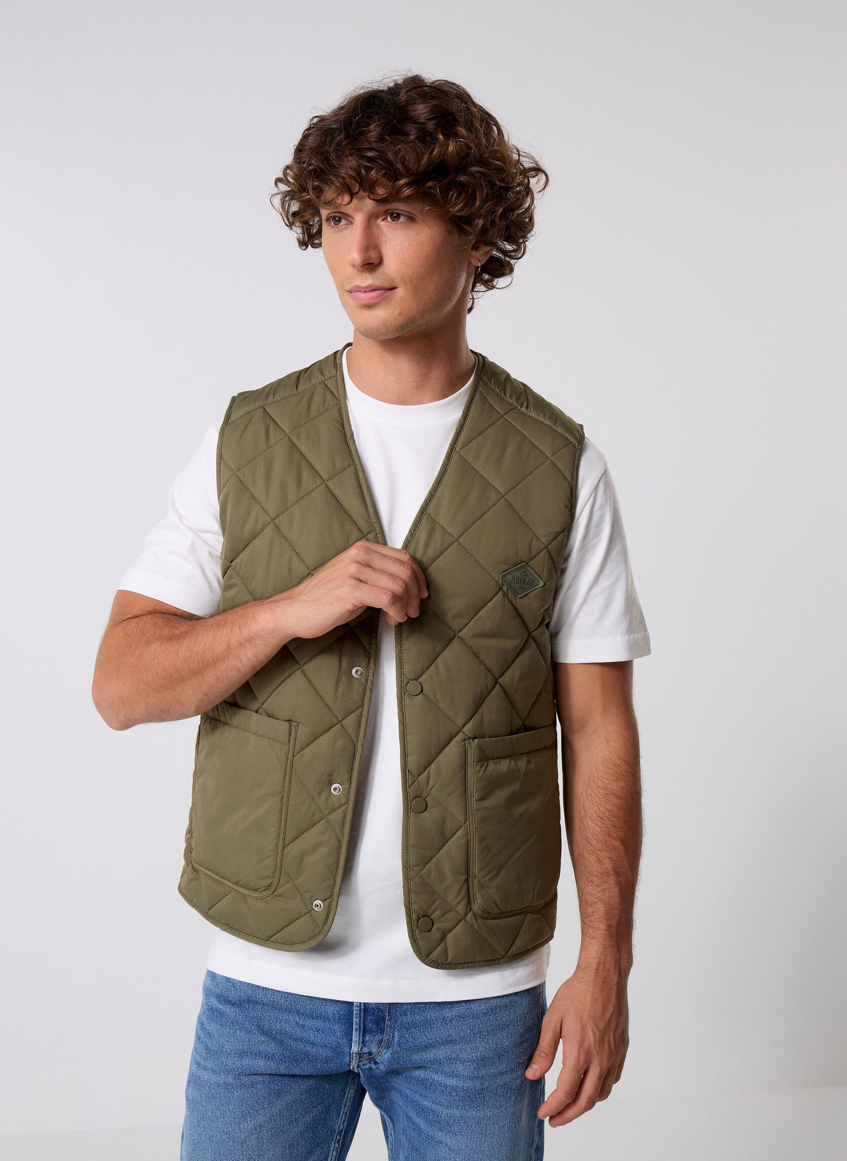 Vêtements Replay Gilet COUPE REGULAR pour Accessoires