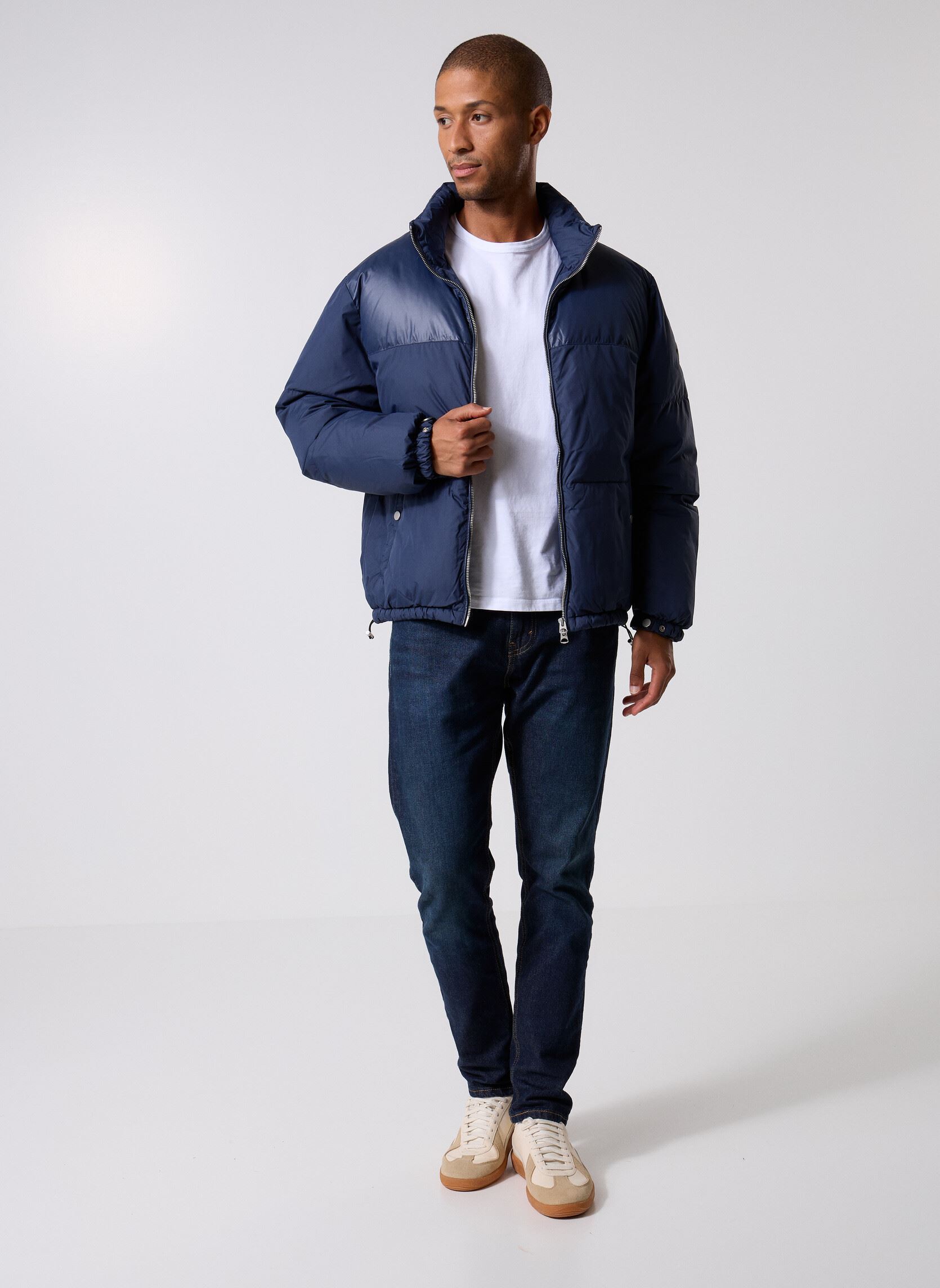 Daunenjacken Blouson COUPE RELAXED REGULAR herren blau Replay Daunenjacken Blouson COUPE RELAXED REGULAR herren blau DEEP NAVY