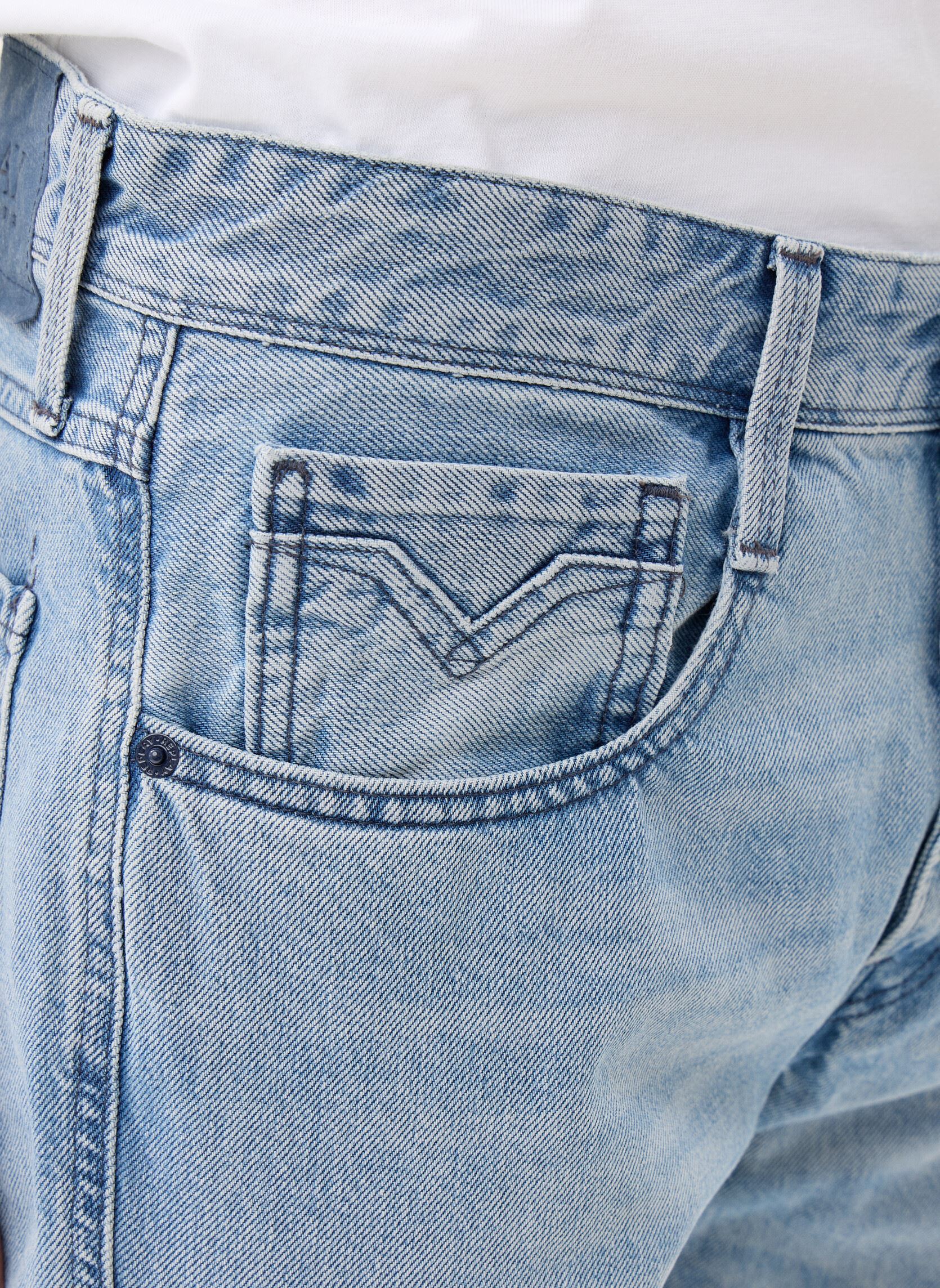 Jeans slim et skinny ANBASS jean slim light blue homme bleu Replay Jeans slim et skinny ANBASS jean slim light blue homme bleu LIGHT BLUE