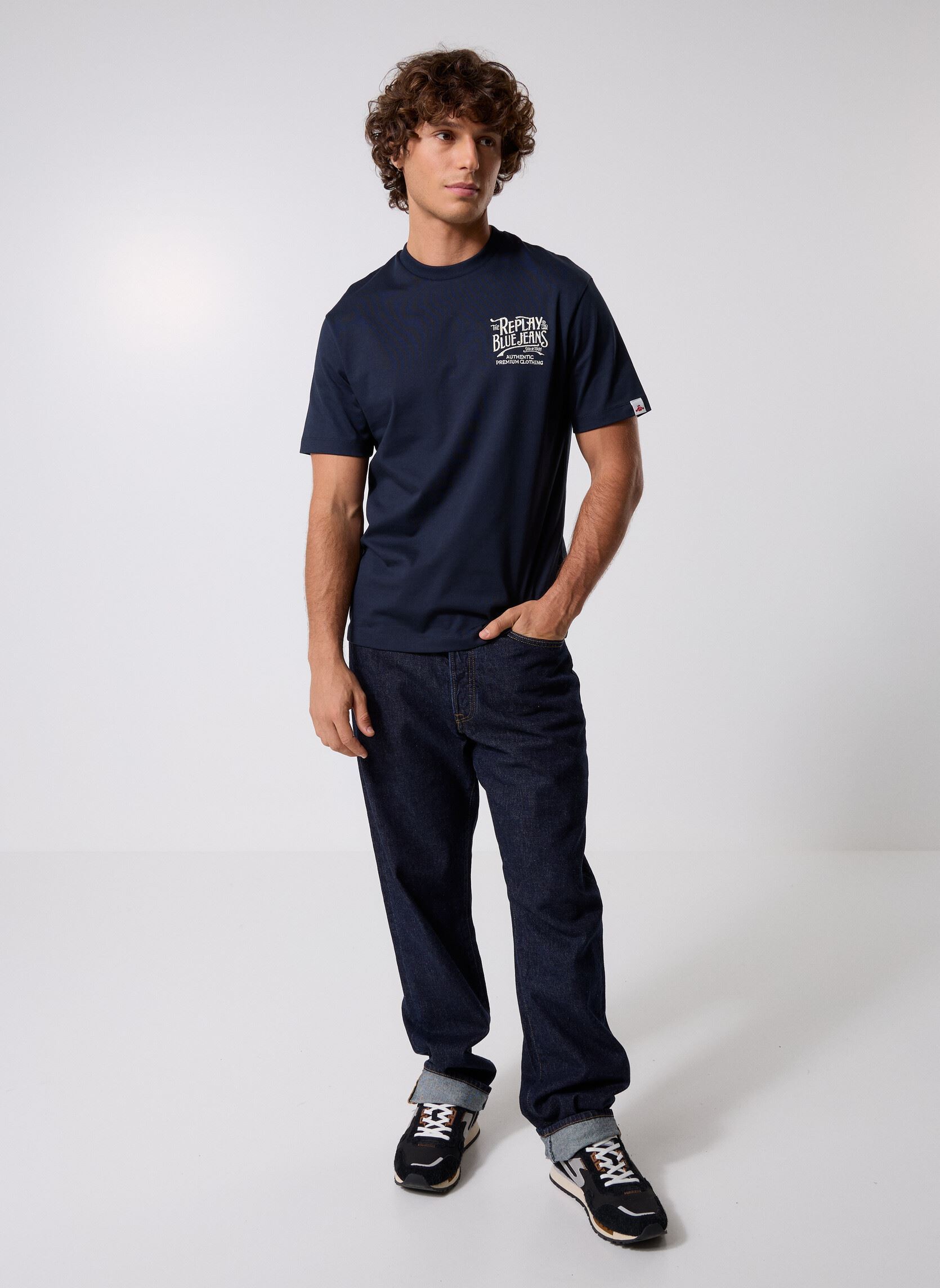 Jeans droit Pantalon DENIM M9Z1 COUPE STRAIGHT 9Z1 E homme bleu Replay Jeans droit Pantalon DENIM M9Z1 COUPE STRAIGHT 9Z1 E homme bleu DARK BLUE