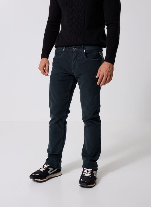 Replay Pantalons droits Pantalon VELOURS GROVER COUPE STRAIGHT homme noir