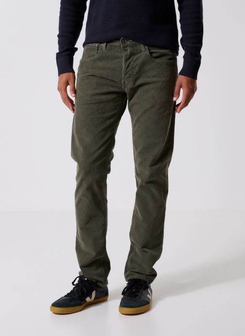 Replay Straight Leg Hosen Pantalon VELOURS GROVER COUPE STRAIGHT herren grün