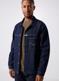 Blousons Blouson 12 OZ RECYCLED INDIGO COTTON DEN homme bleu Replay Blousons Blouson 12 OZ RECYCLED INDIGO COTTON DEN homme bleu DARK BLUE