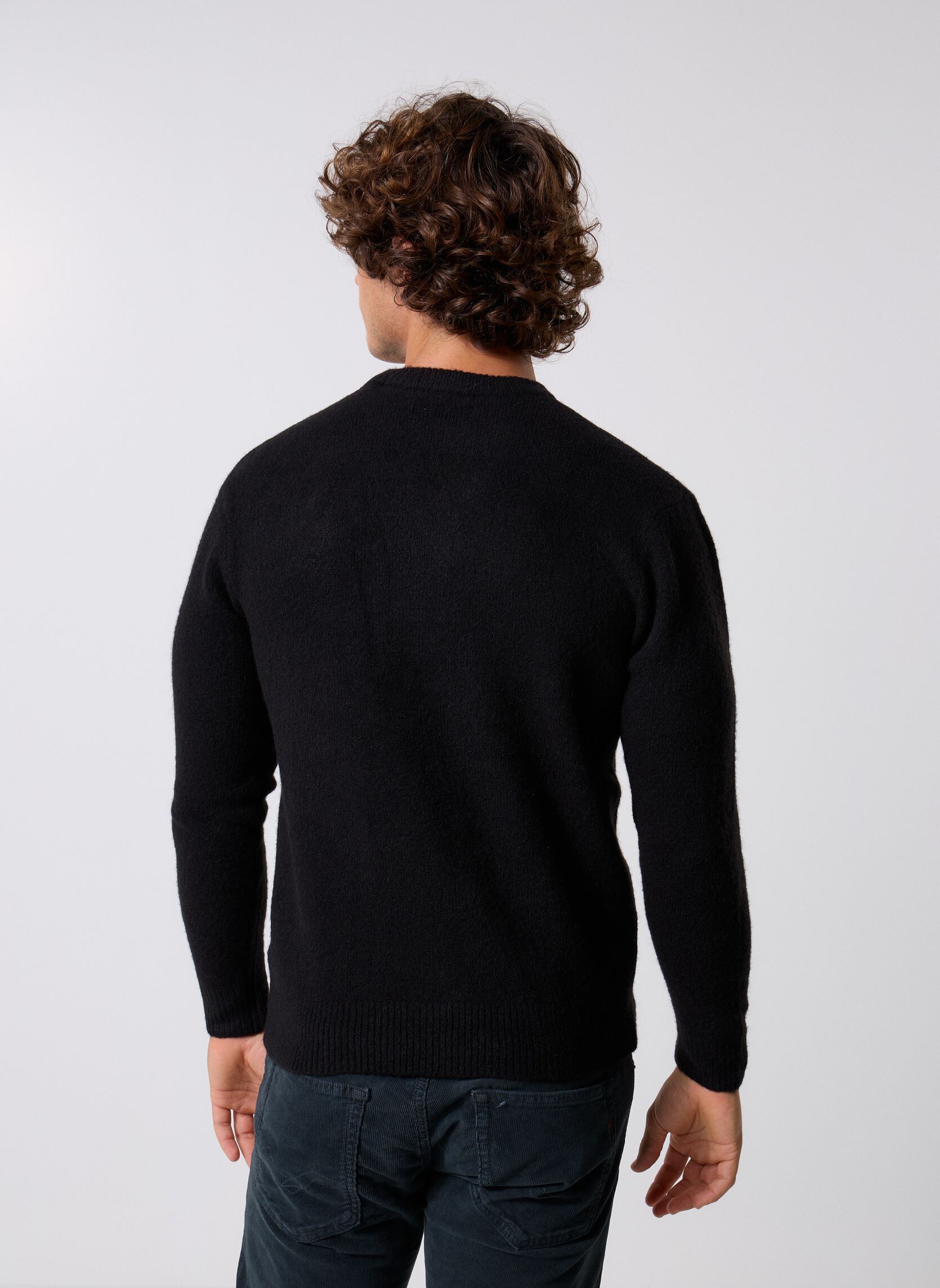 Pullover Maille COUPE REGULAR herren schwarz Replay Pullover Maille COUPE REGULAR herren schwarz BLACK
