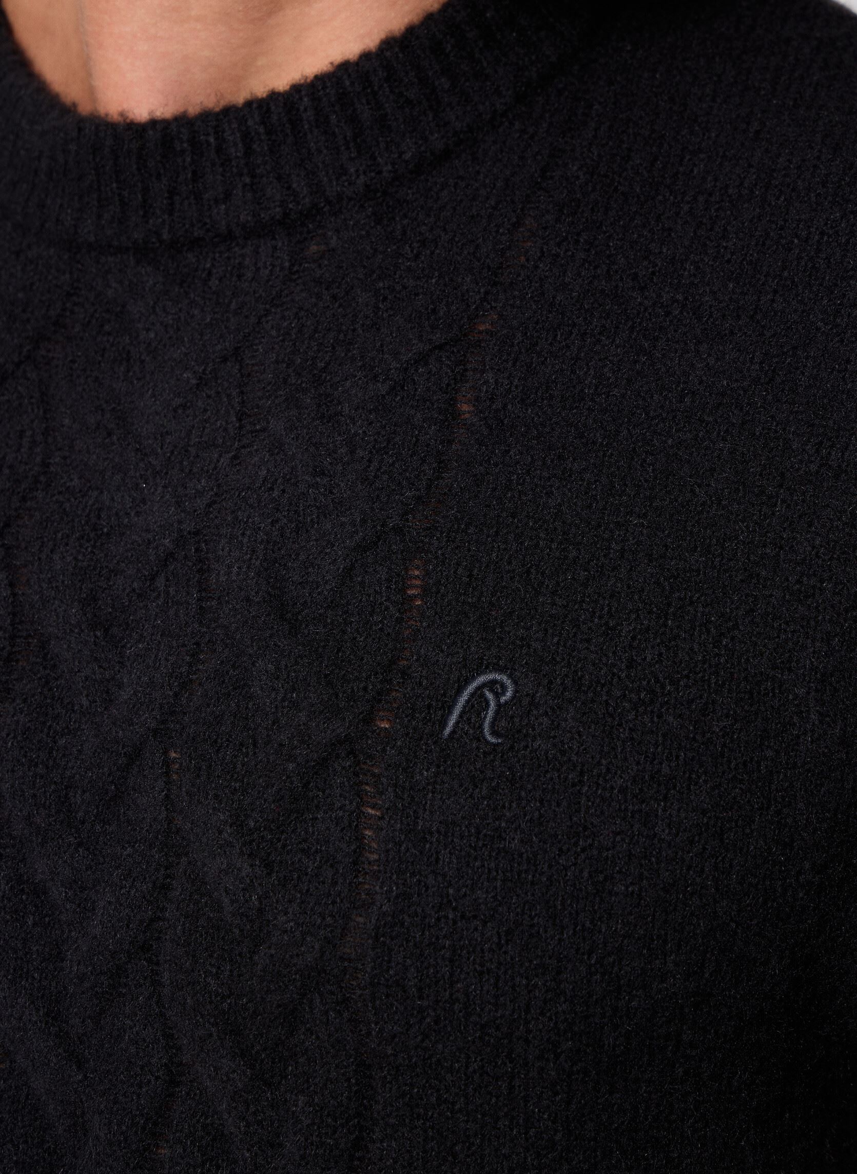 Pullover Maille COUPE REGULAR herren schwarz Replay Pullover Maille COUPE REGULAR herren schwarz BLACK