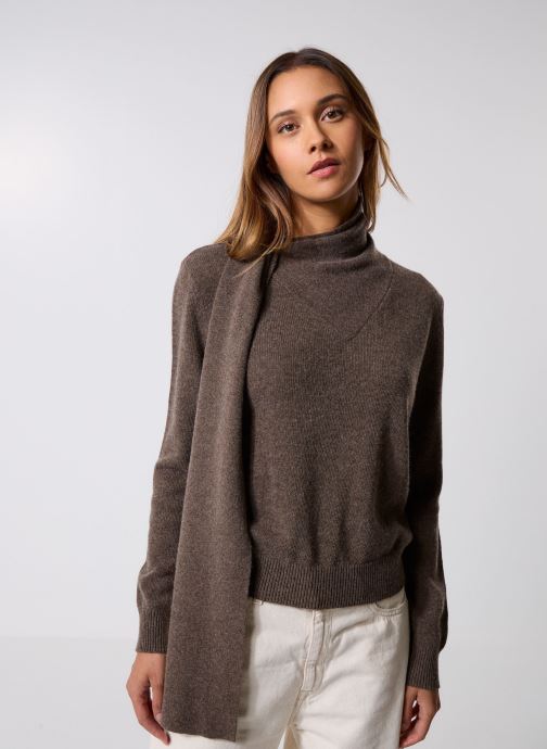 Replay Pullover Maille COUPE REGULAR damen braun