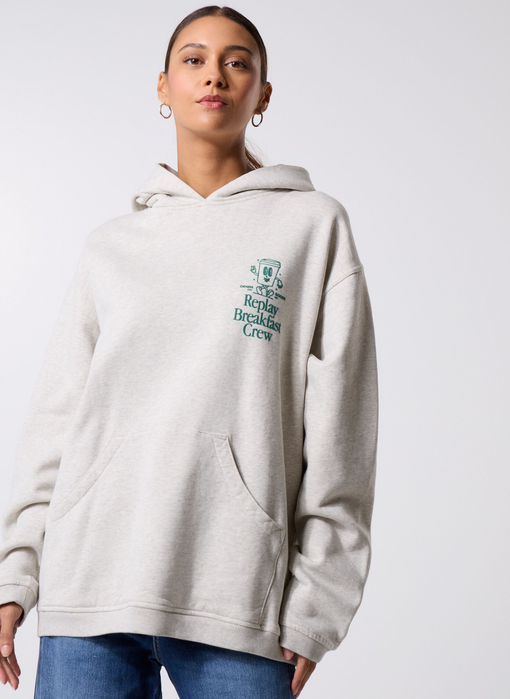 Vêtements Replay Mesh COUPE OVER pour