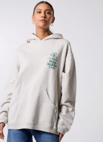Kapuzenpullover Mesh COUPE OVER damen grau Replay Kapuzenpullover Mesh COUPE OVER damen grau LIGHT GREY MELANGE
