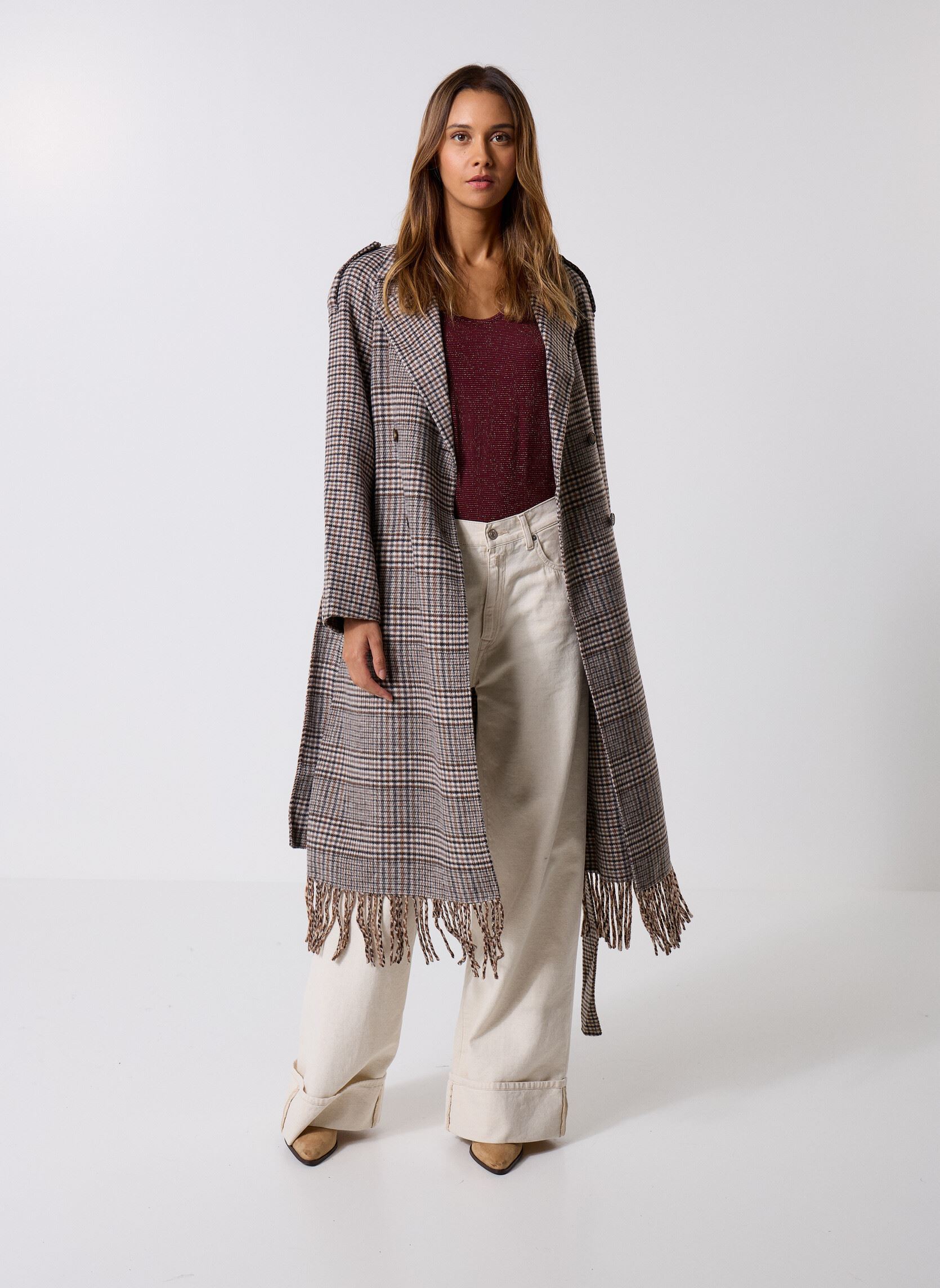Manteaux Blouson COUPE RELAXED femme marron Replay Manteaux Blouson COUPE RELAXED femme marron BLACK/BROWN/COFFÈ/WINTER WHITE