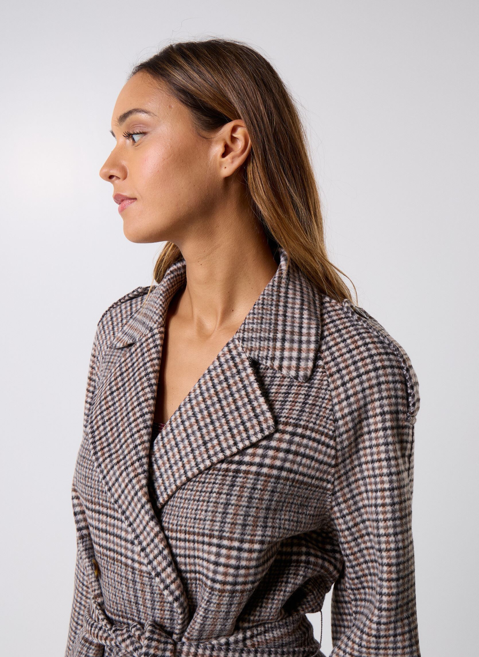 Manteaux Blouson COUPE RELAXED femme marron Replay Manteaux Blouson COUPE RELAXED femme marron BLACK/BROWN/COFFÈ/WINTER WHITE