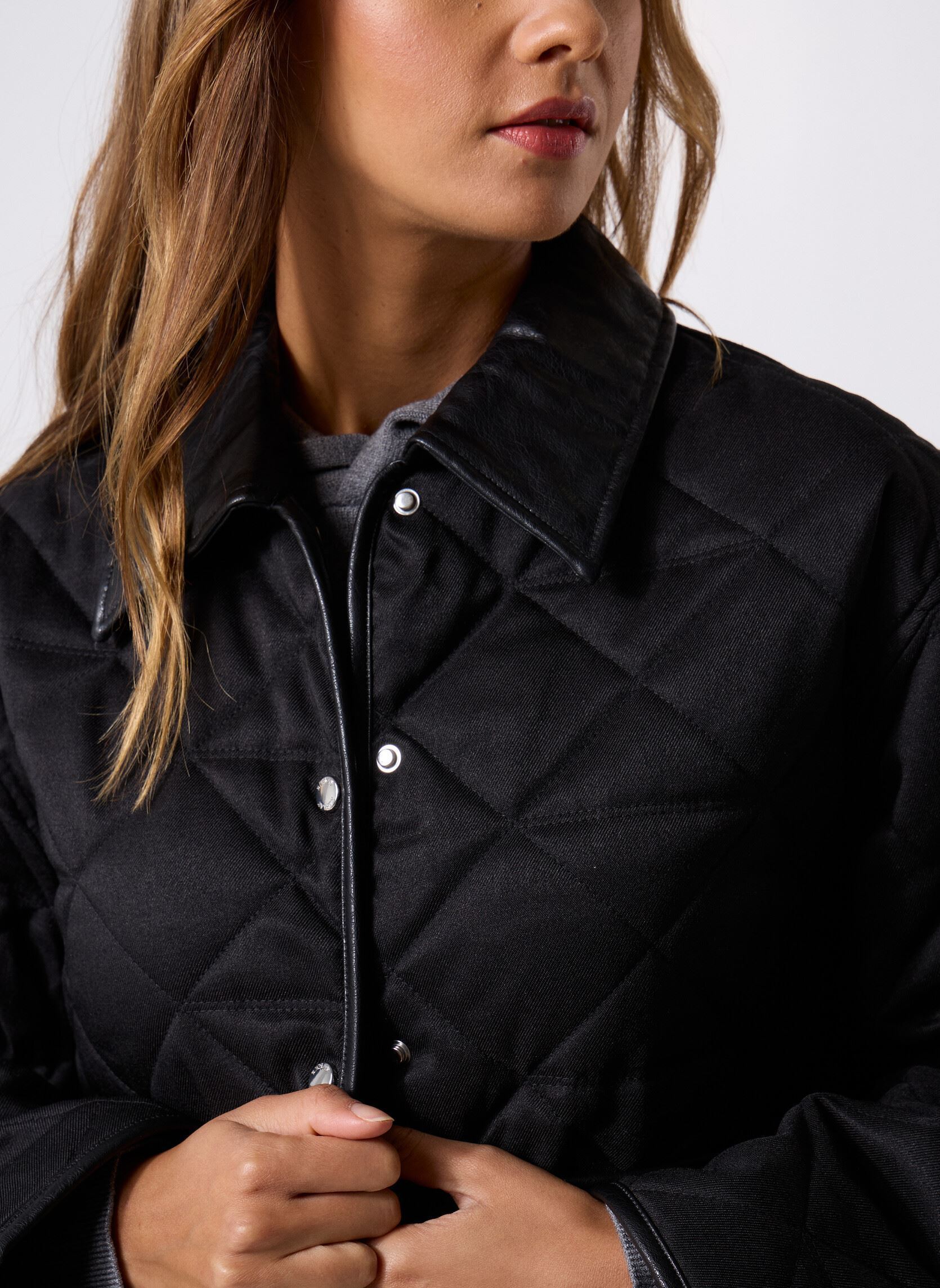 Manteaux Blouson COUPE RELAXED femme noir Replay Manteaux Blouson COUPE RELAXED femme noir BLACK
