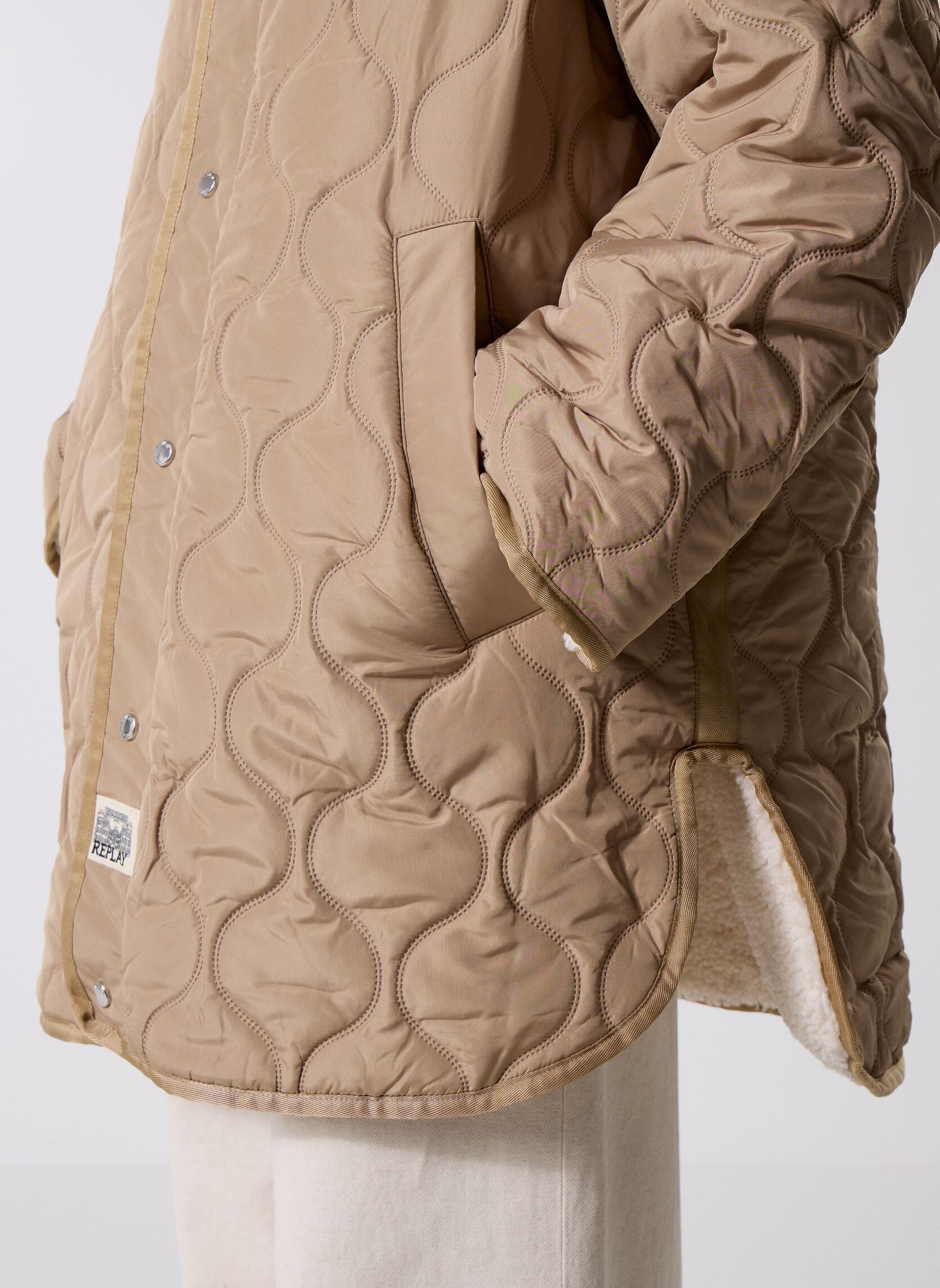 Jacken Blouson COUPE COMFORT damen weiß Replay Jacken Blouson COUPE COMFORT damen weiß Stone Ivory