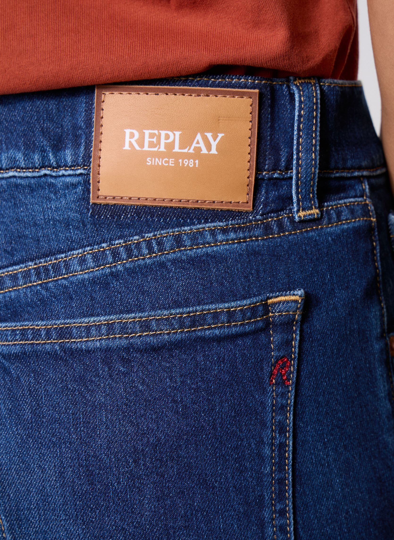 Jeans boyfriend Pantalon DENIM AUBRY COUPE RELAXED BOY femme bleu Replay Jeans boyfriend Pantalon DENIM AUBRY COUPE RELAXED BOY femme bleu DARK BLUE
