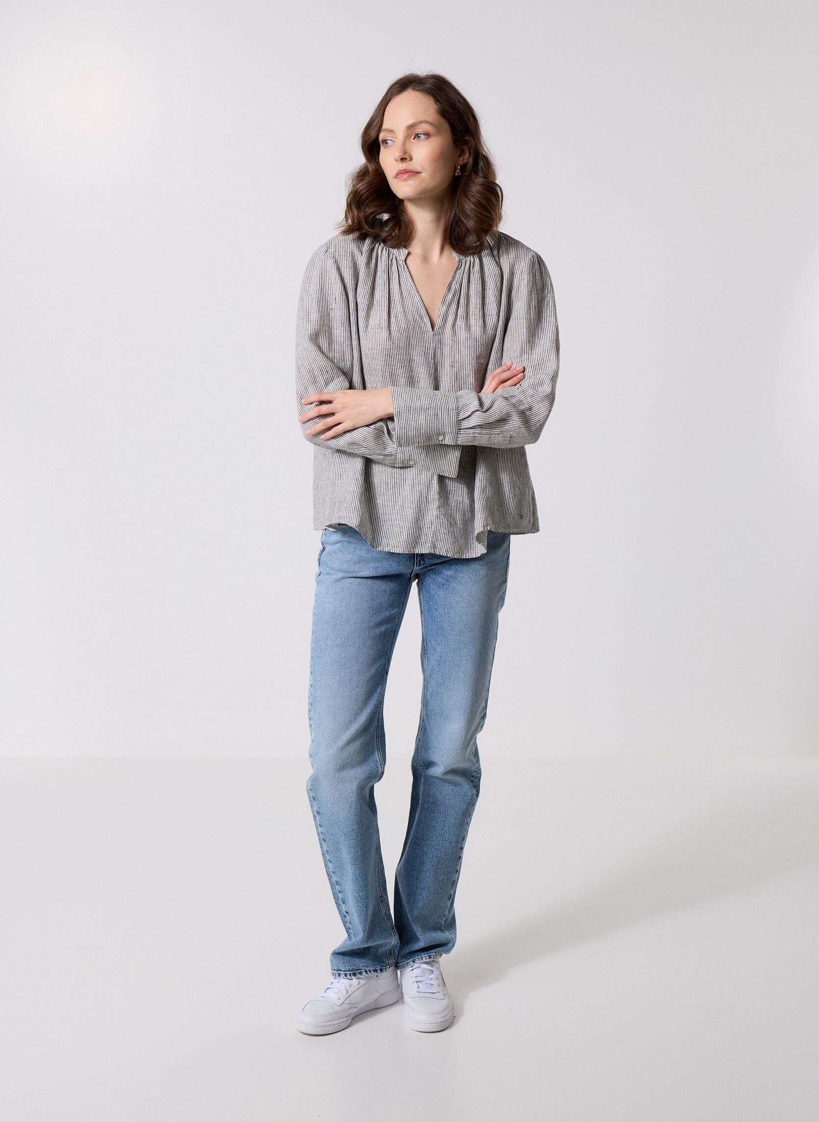 Jeans droit Pantalon DENIM AKEME COUPE STRAIGHT LOW femme bleu Replay Jeans droit Pantalon DENIM AKEME COUPE STRAIGHT LOW femme bleu LIGHT BLUE