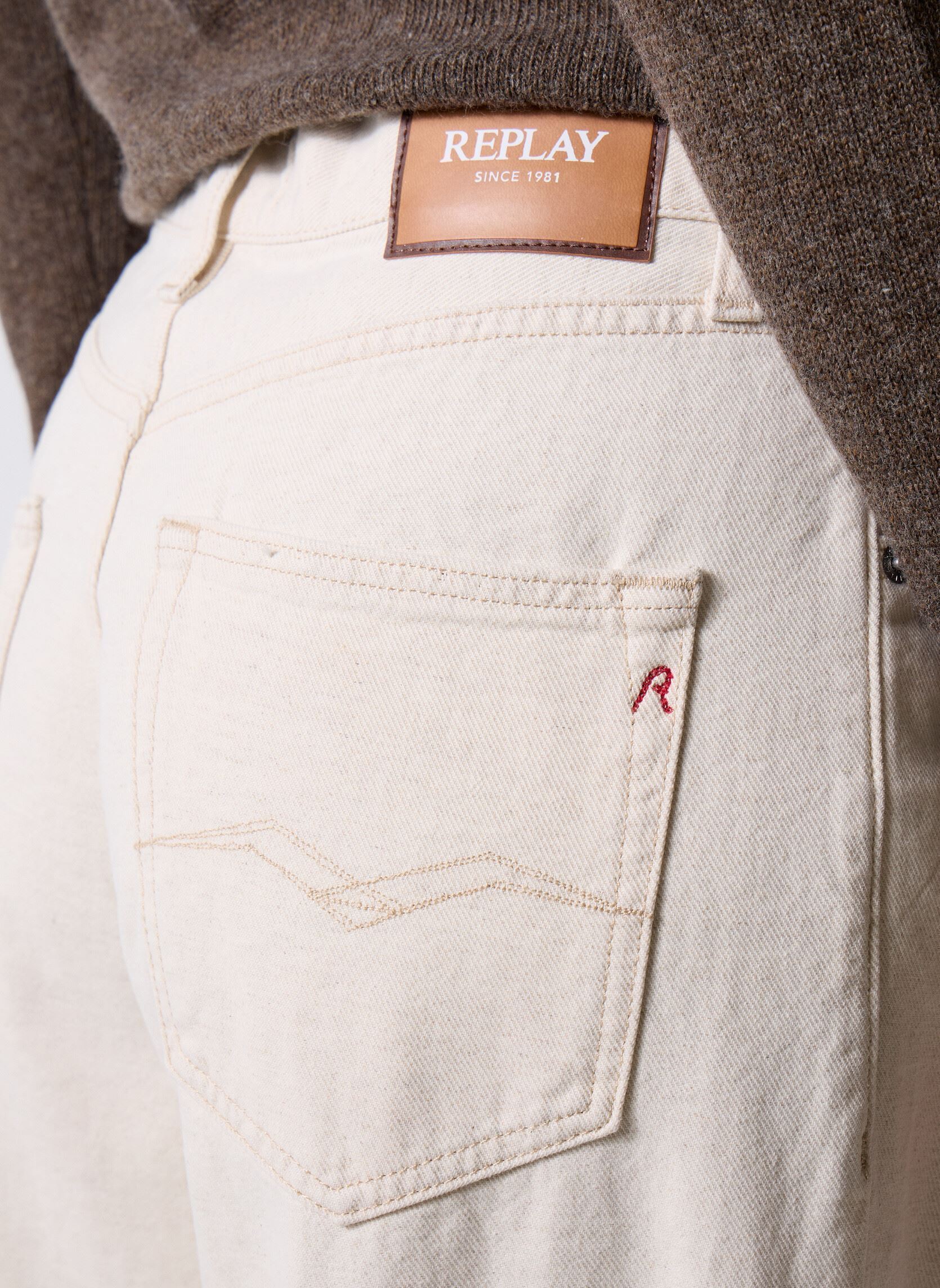 Replay Jeans Donna MJLA, Vita Alta E Gamba Super Sottile, Con Power Stretch, Comfortevole