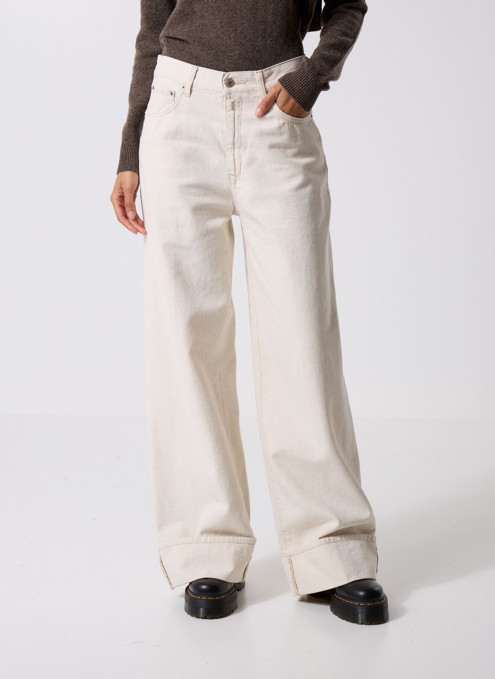 Vêtements Replay Pantalon NALAJA COUPE WIDE LEG pour