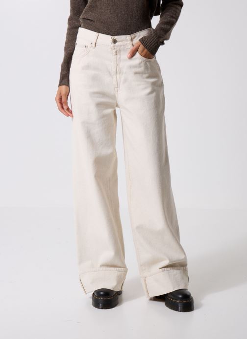 Replay Weite Jeans Pantalon DENIM NALAJA COUPE WIDE LEG damen weiß