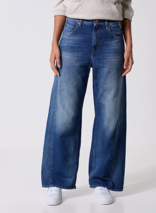 Replay Wijde jeans / Flared Jeans Pantalon DENIM NARJA COUPE BAGGY dames blauw