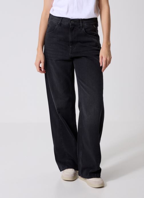 Replay Wijde jeans / Flared Jeans Pantalon DENIM NARJA COUPE BAGGY dames zwart