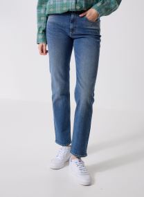 Rechte jeans / Straight Leg Jeans Pantalon DENIM MAIJKE COUPE STRAIGHT HIG dames blauw Replay Rechte jeans / Straight Leg Jeans Pantalon DENIM MAIJKE COUPE STRAIGHT HIG dames blauw MEDIUM BLUE