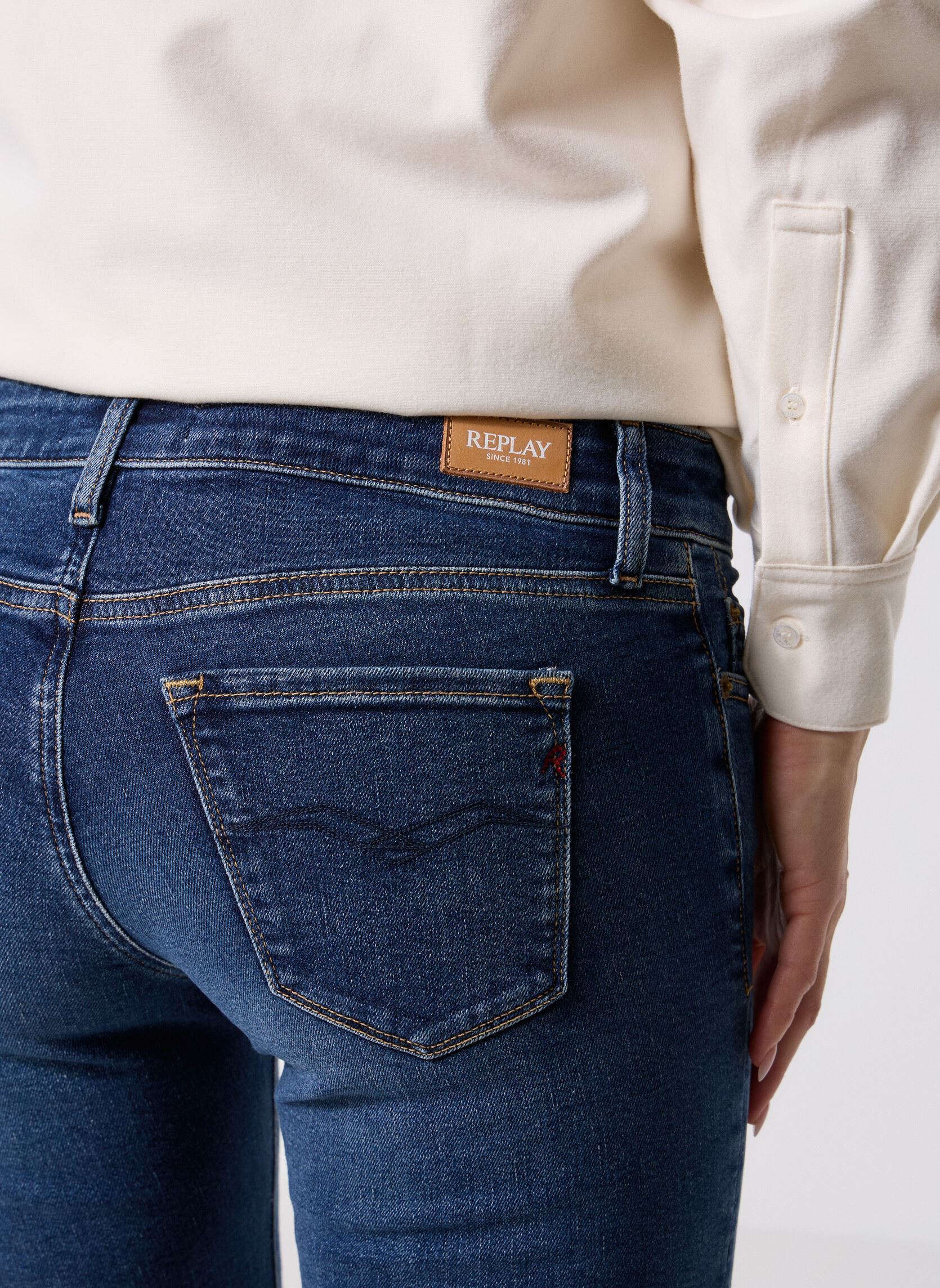 Jeans flare Pantalon DENIM NEW LUZ BOOTCUT COUPE BOO femme bleu Replay Jeans flare Pantalon DENIM NEW LUZ BOOTCUT COUPE BOO femme bleu DARK BLUE