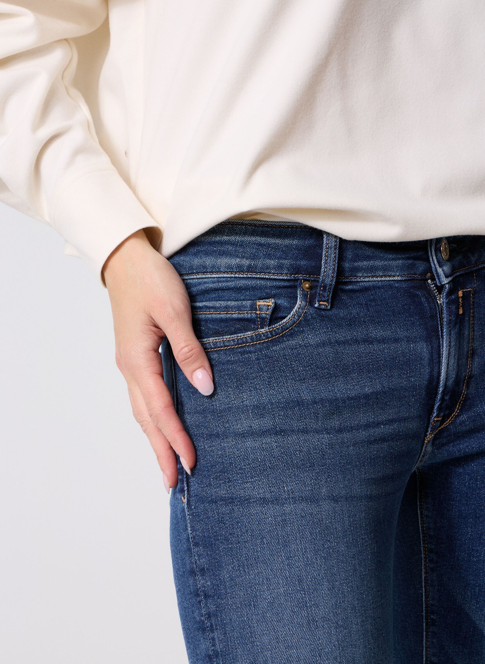 Jeans flare Pantalon DENIM NEW LUZ BOOTCUT COUPE BOO femme bleu Replay Jeans flare Pantalon DENIM NEW LUZ BOOTCUT COUPE BOO femme bleu DARK BLUE