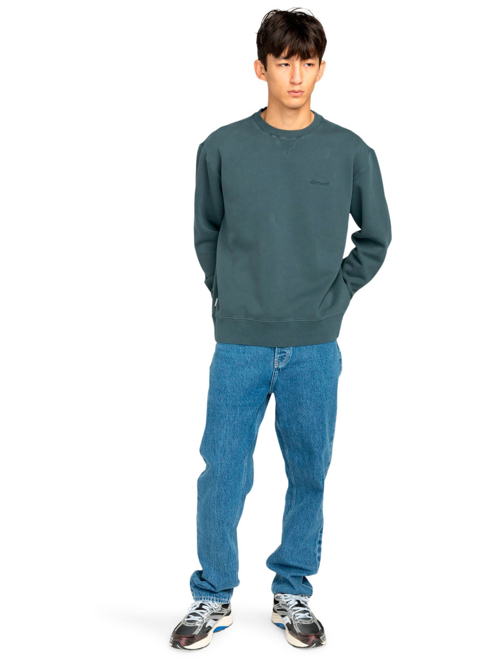 Sweats Lowcase Pigment Cr homme vert Element Sweats Lowcase Pigment Cr homme vert MAGICAL FOREST