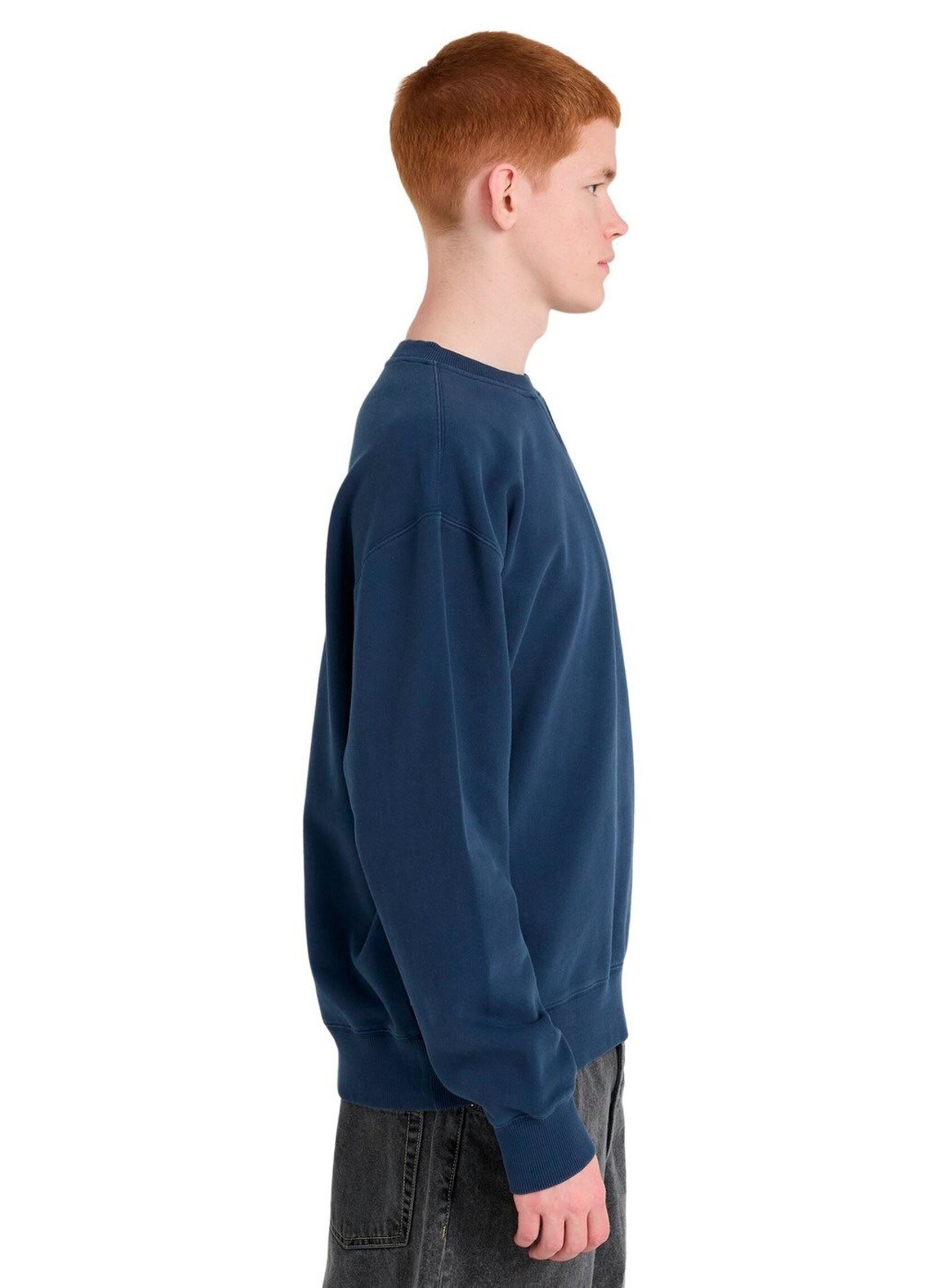 Sweatshirts Lowcase Pigment Cr heren blauw Element Sweatshirts Lowcase Pigment Cr heren blauw DARK DENIM