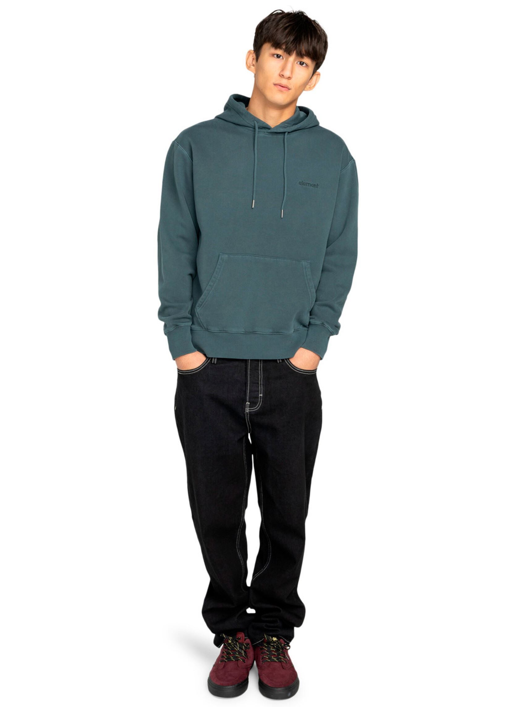 Kapuzenpullover Lowcase Pigment Po herren grün Element Kapuzenpullover Lowcase Pigment Po herren grün MAGICAL FOREST