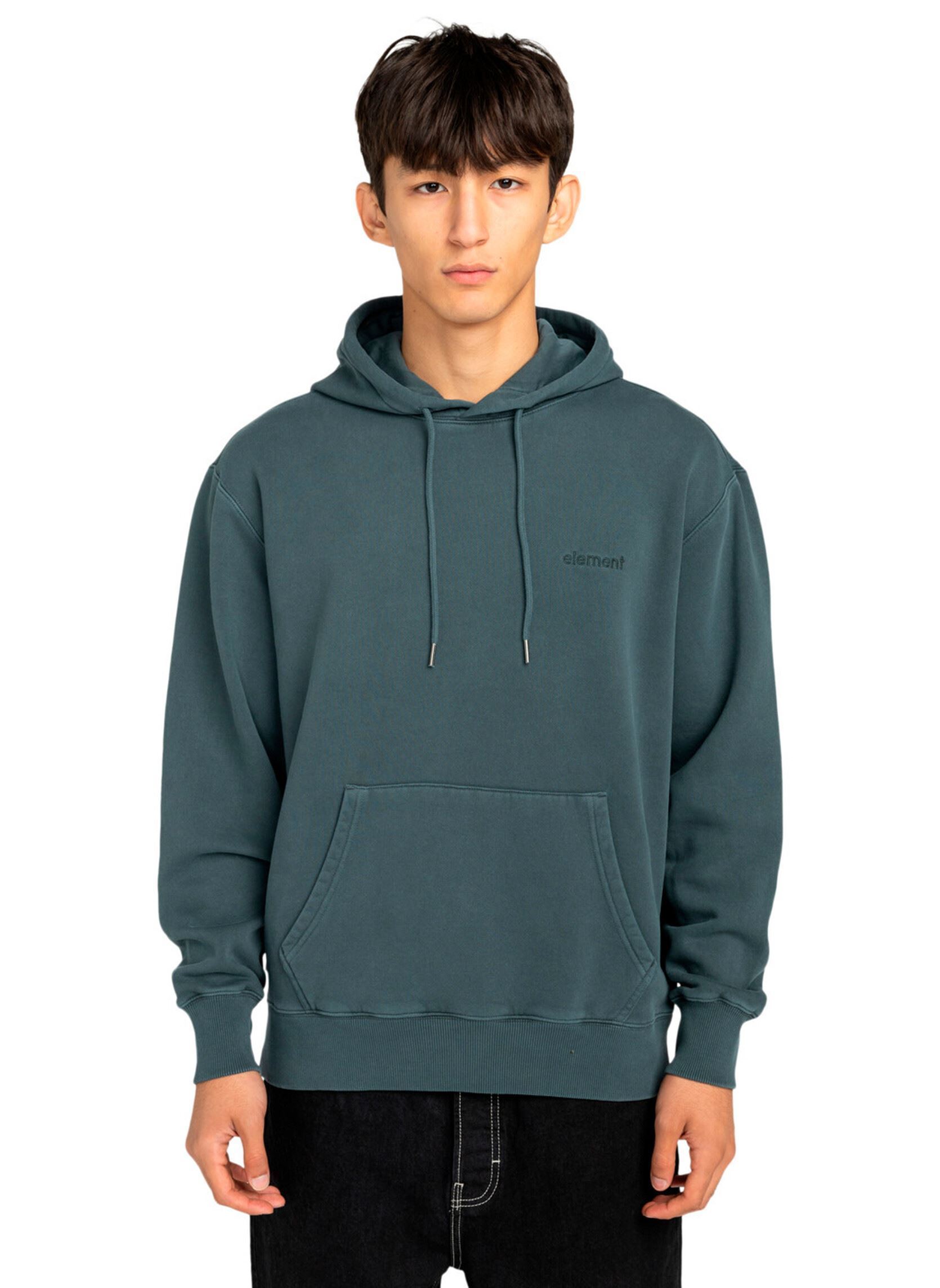 Kapuzenpullover Lowcase Pigment Po herren grün Element Kapuzenpullover Lowcase Pigment Po herren grün MAGICAL FOREST