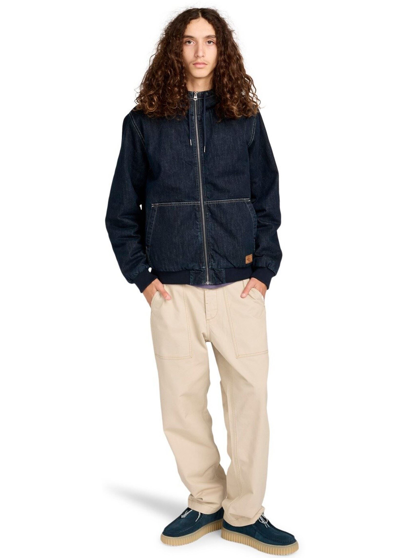 Vestes en jean Dulcey Denim homme bleu Element Vestes en jean Dulcey Denim homme bleu Dark Blue Rinse