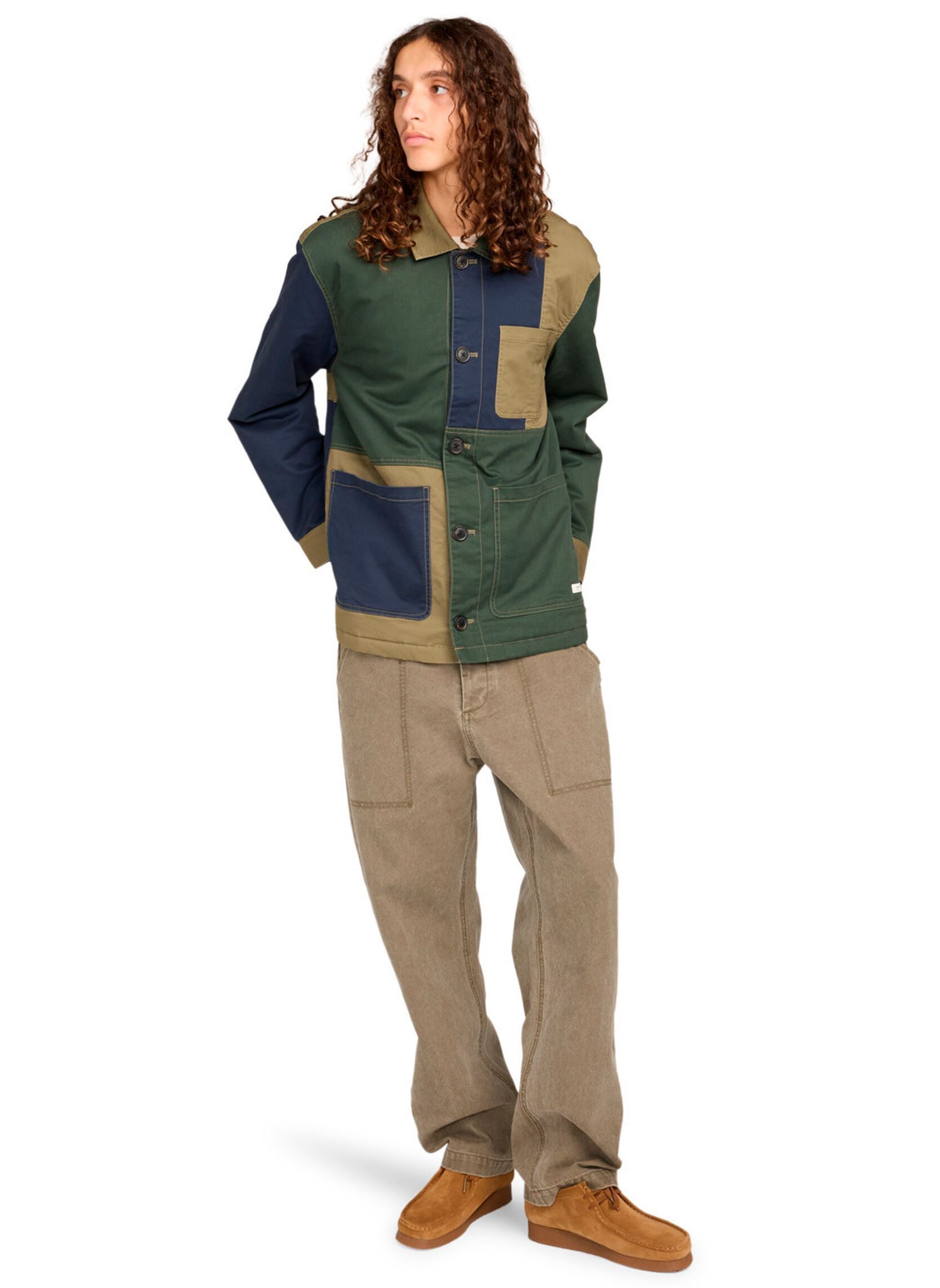 Chemises Crossroads Patchwork Overshirt homme multicolore Element Chemises Crossroads Patchwork Overshirt homme multicolore MULTICOLOR