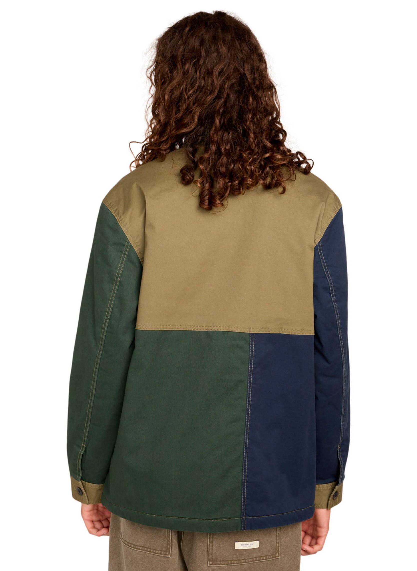 Chemises Crossroads Patchwork Overshirt homme multicolore Element Chemises Crossroads Patchwork Overshirt homme multicolore MULTICOLOR