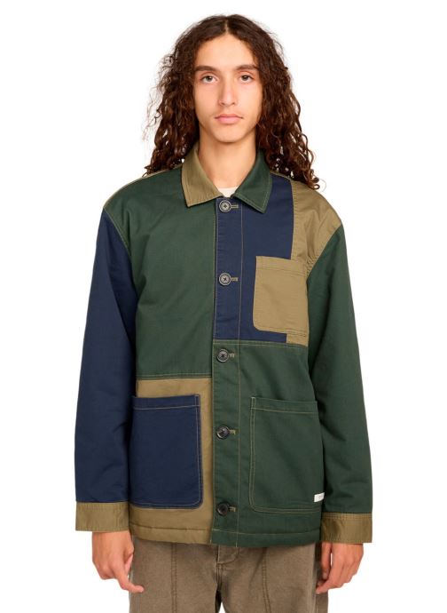 Element Chemises Crossroads Patchwork Overshirt homme multicolore