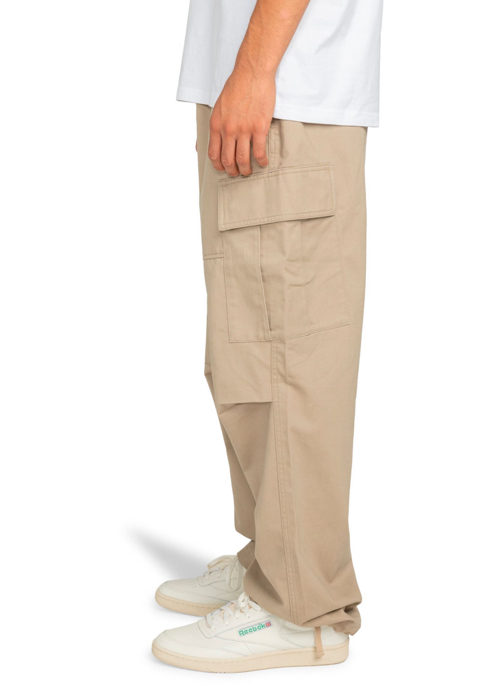 Pantalons chino Big Cargo homme beige Element Pantalons chino Big Cargo homme beige Aluminum