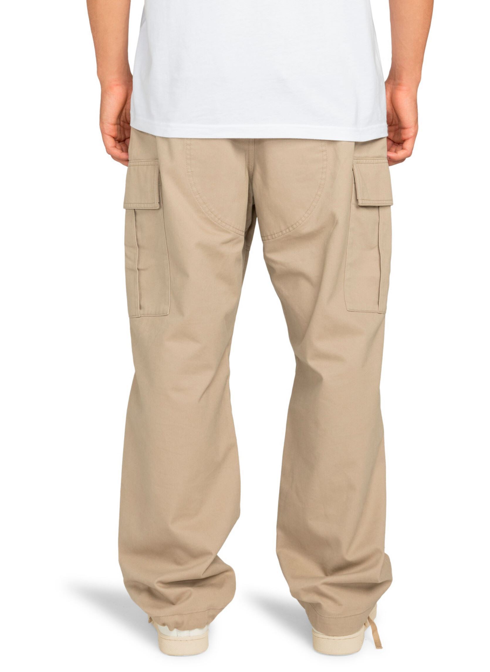 Pantalons chino Big Cargo homme beige Element Pantalons chino Big Cargo homme beige Aluminum