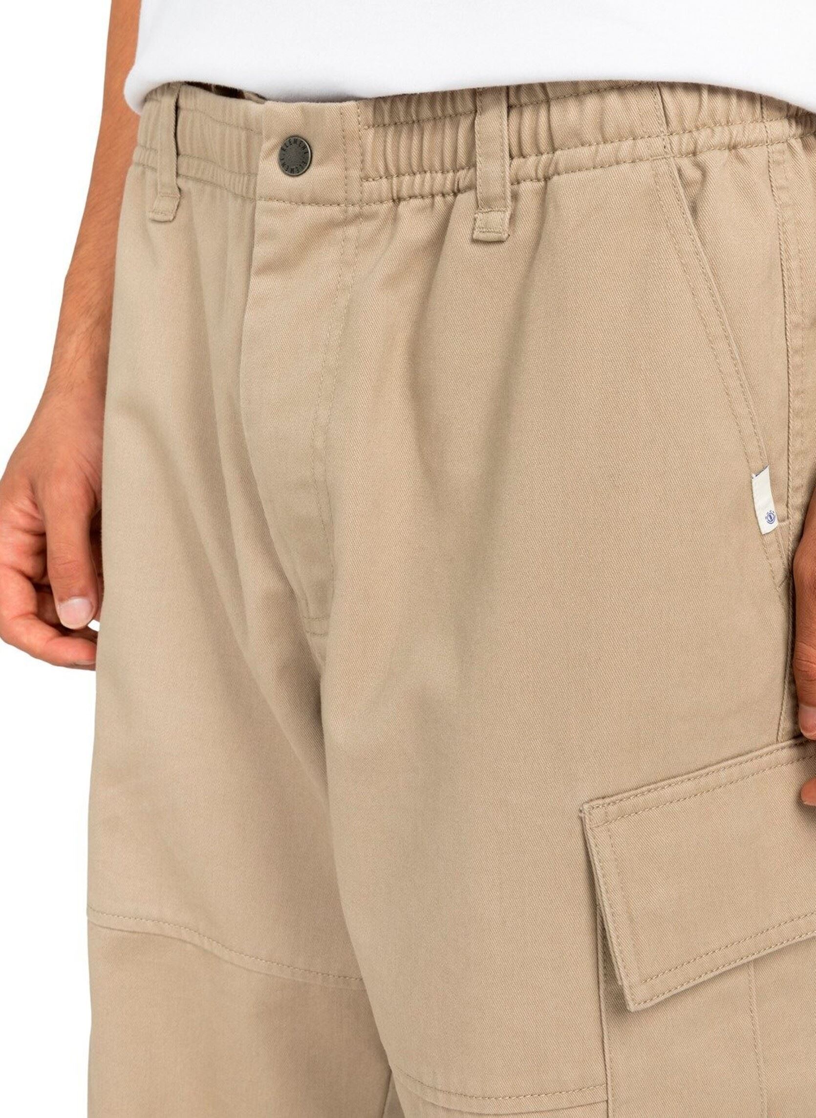 Pantalons chino Big Cargo homme beige Element Pantalons chino Big Cargo homme beige Aluminum