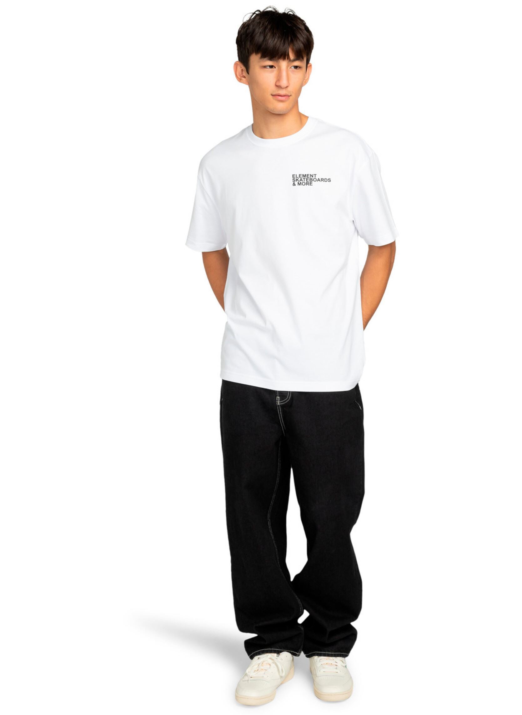 Tee-shirts manches courtes Motion Tree Ss homme blanc Element Tee-shirts manches courtes Motion Tree Ss homme blanc OPTIC WHITE