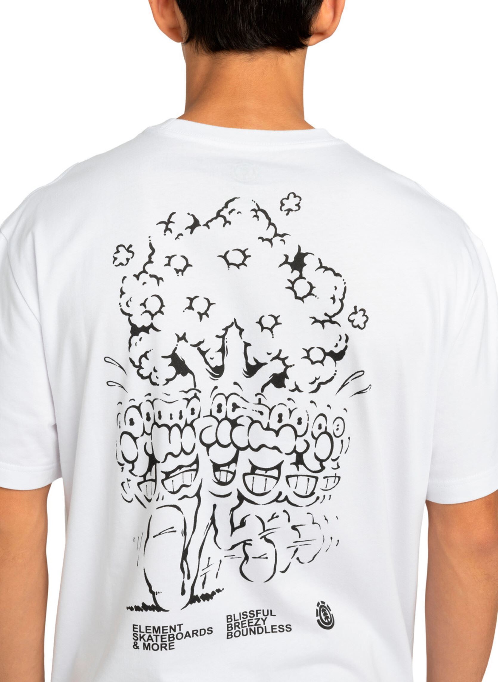 Tee-shirts manches courtes Motion Tree Ss homme blanc Element Tee-shirts manches courtes Motion Tree Ss homme blanc OPTIC WHITE