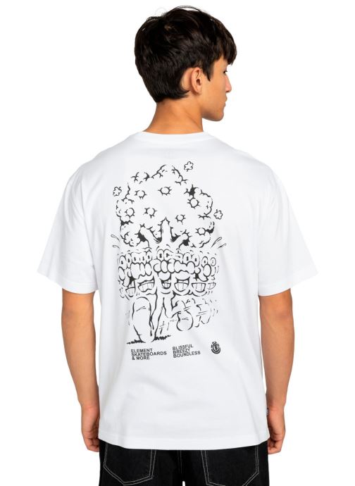 Element T-shirts met korte mouwen Motion Tree Ss heren wit