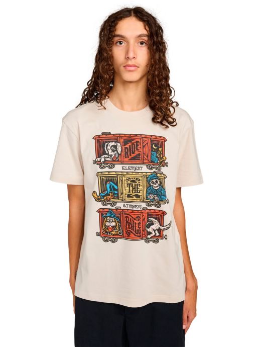 Element T-shirts met korte mouwen Timber Boxcar Ss heren beige