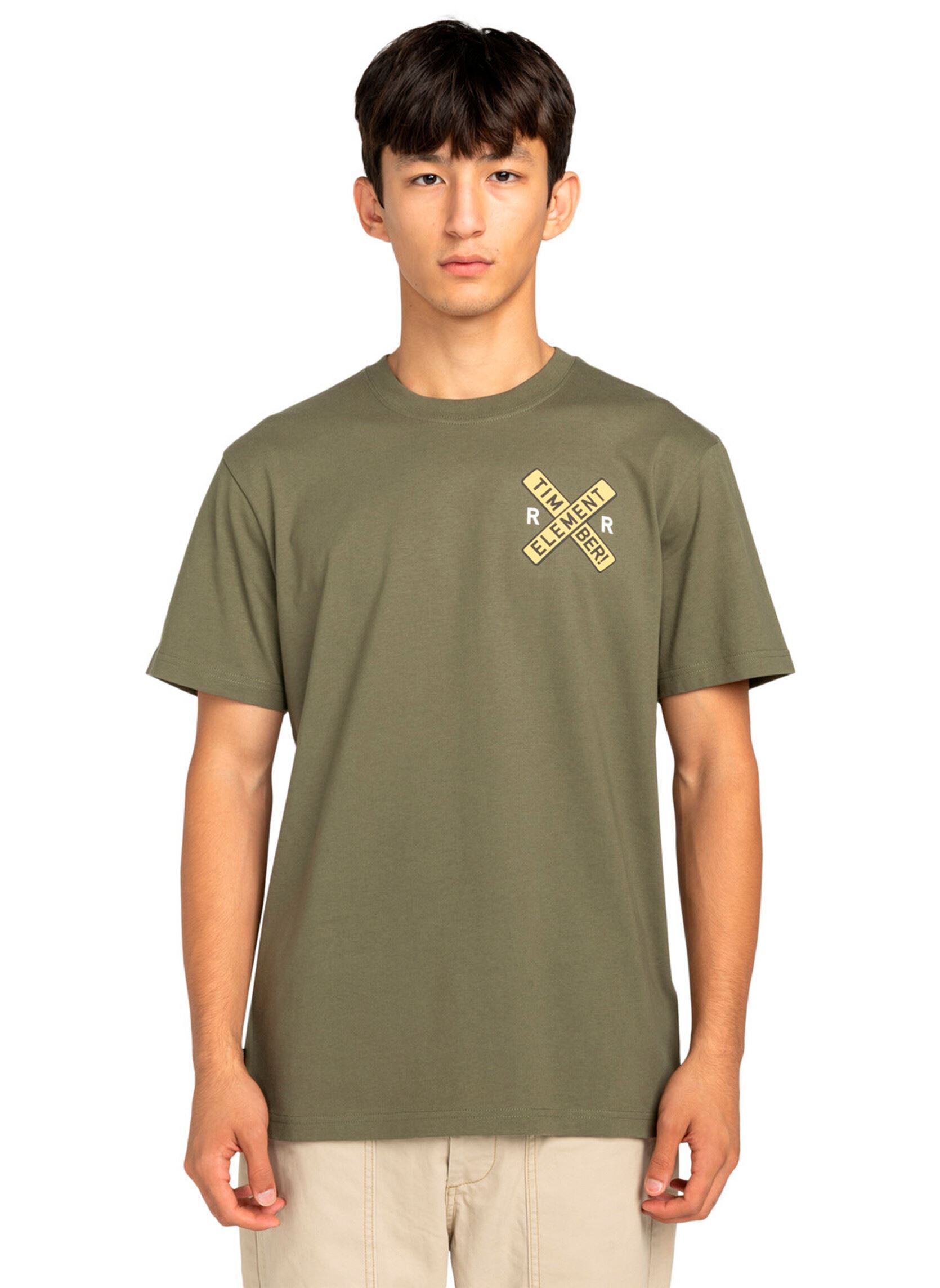 Tee-shirts manches courtes Timber Signs Ss homme vert Element Tee-shirts manches courtes Timber Signs Ss homme vert KALAMATA