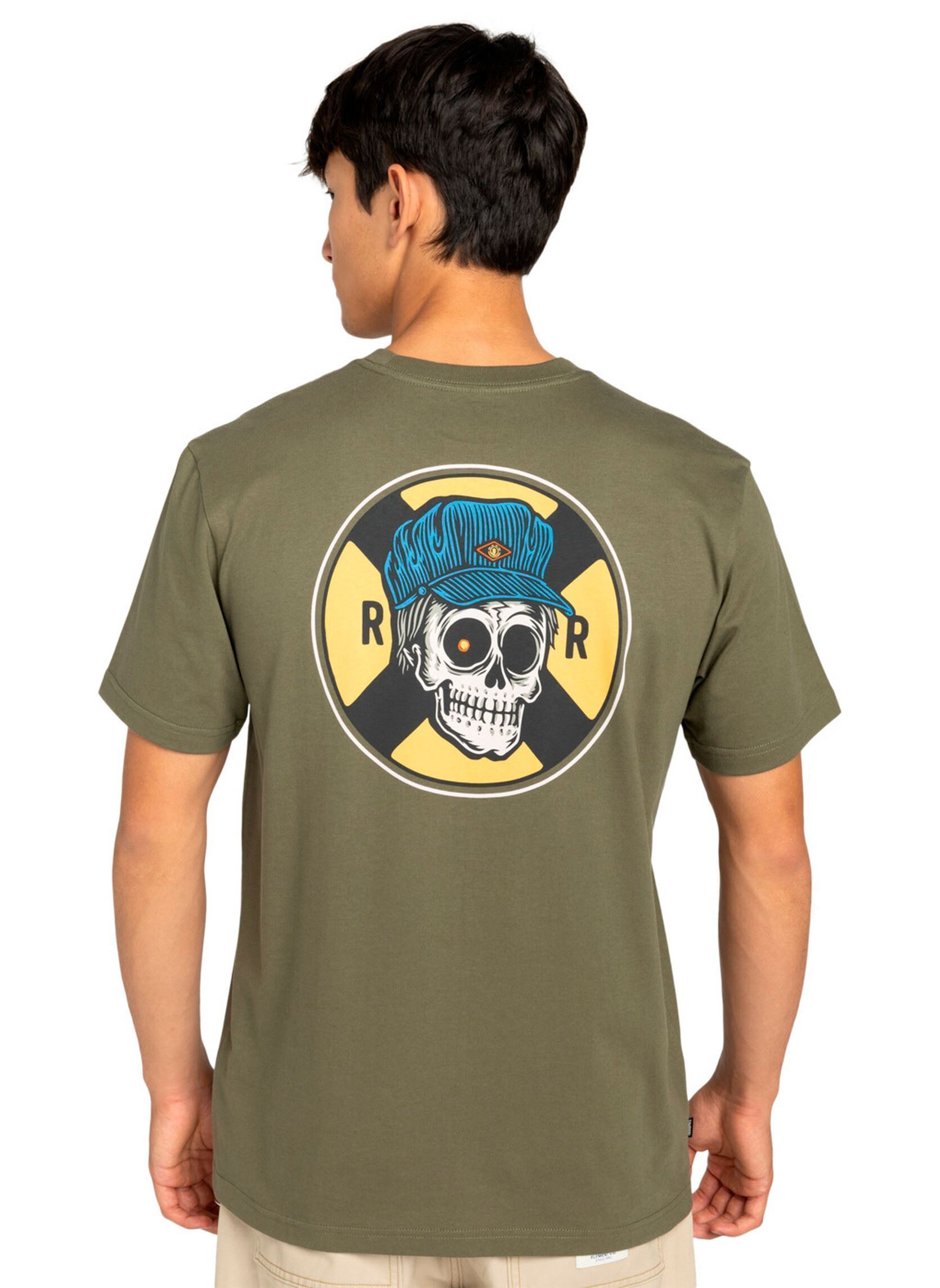Tee-shirts manches courtes Timber Signs Ss homme vert Element Tee-shirts manches courtes Timber Signs Ss homme vert KALAMATA