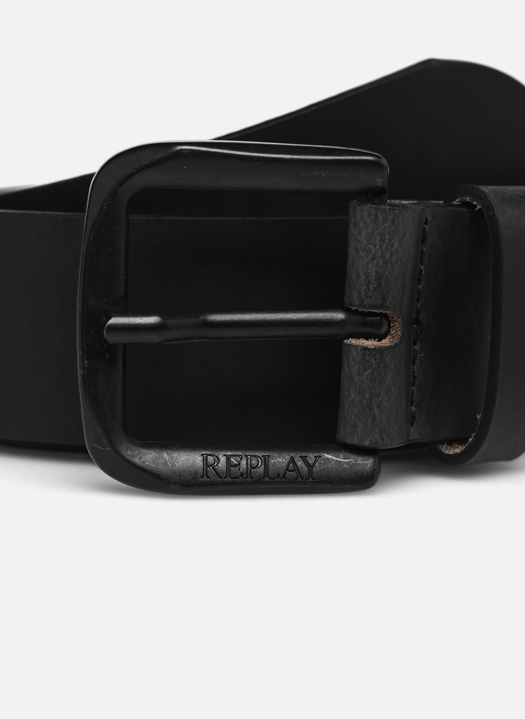 Cinturones Ceinture EN CUIR hombre negro Replay Cinturones Ceinture EN CUIR hombre negro Black