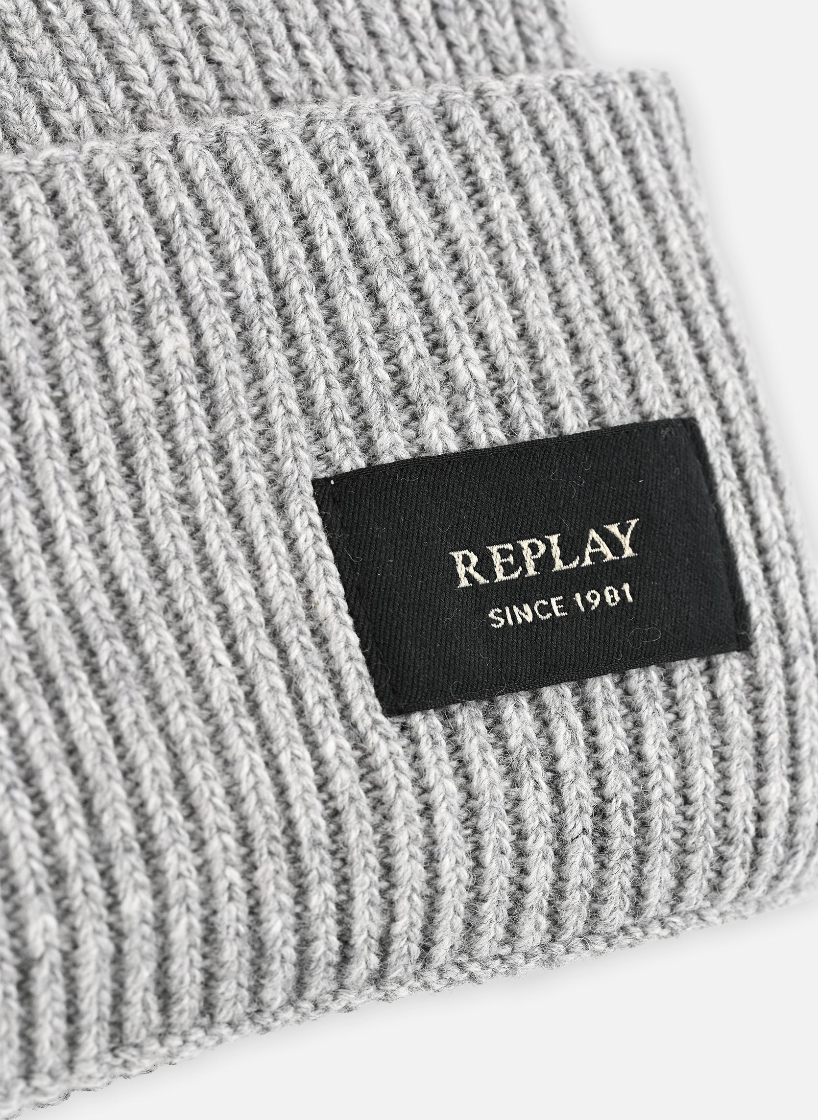 Bonnets Bonnet Essential gris Replay Bonnets Bonnet Essential gris LT GRAY MELANGE