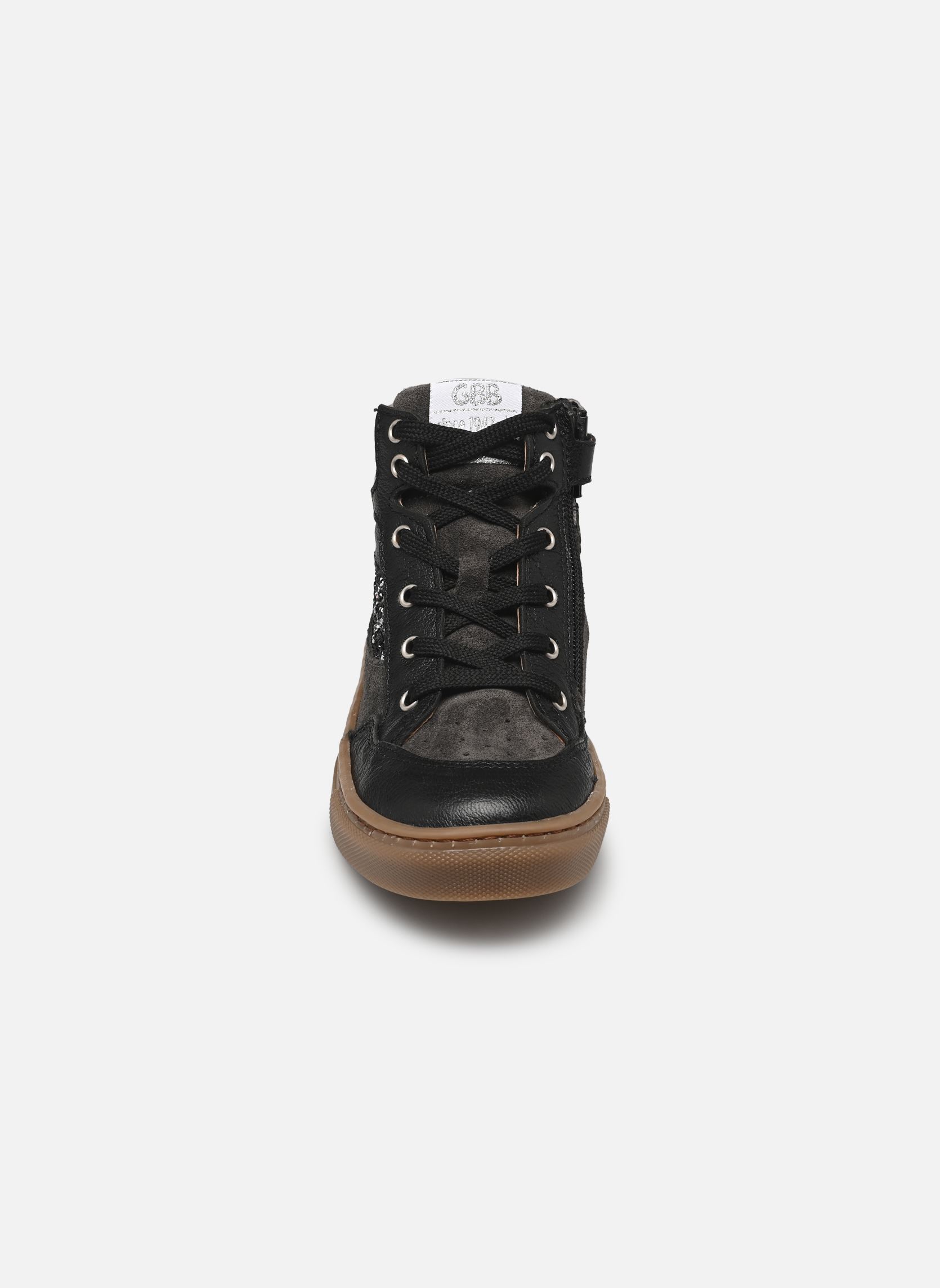 Sneakers alte Courageux bambina nero GBB Sneakers alte Courageux bambina nero CTV NOIR