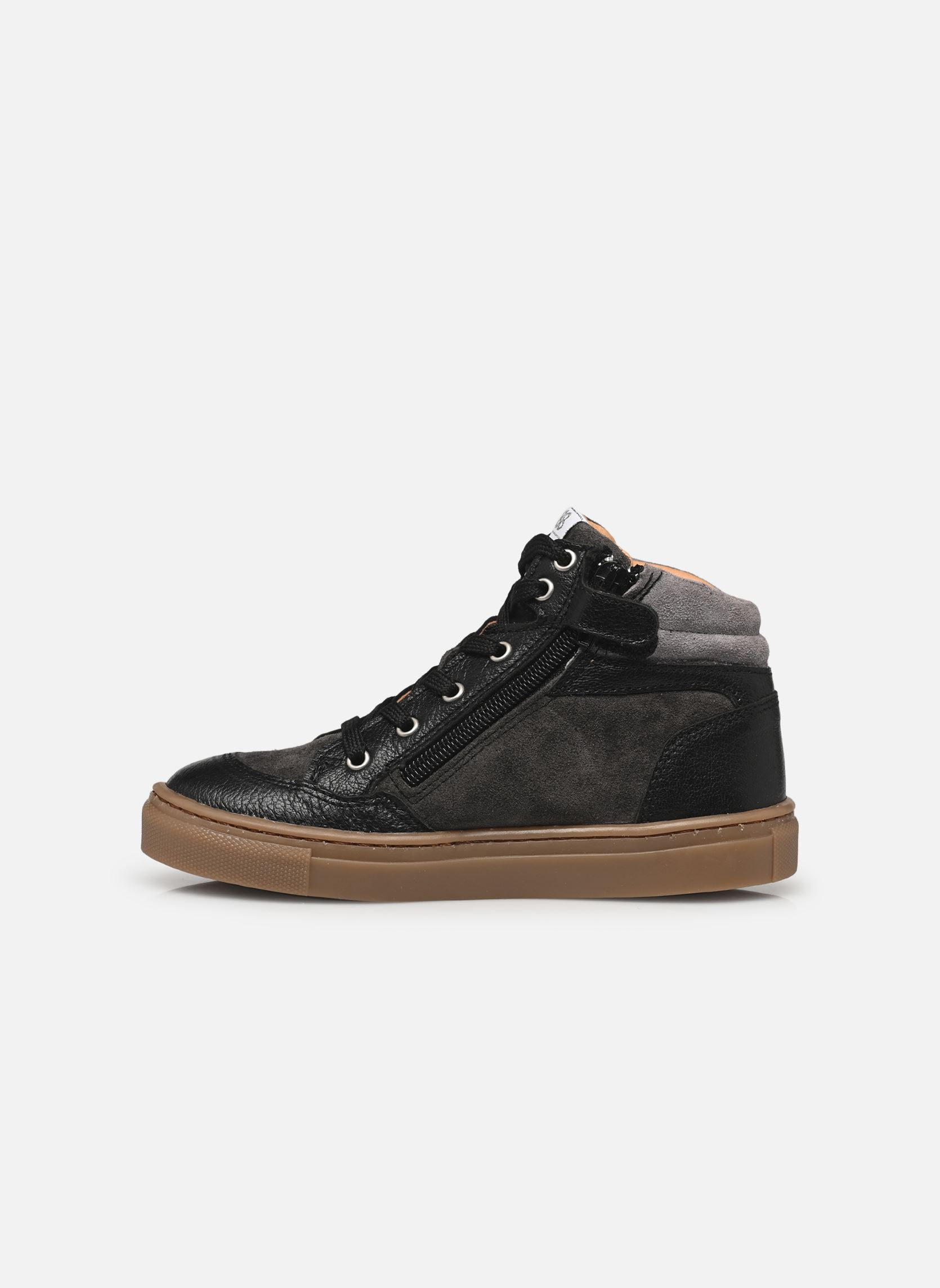 Sneakers alte Courageux bambina nero GBB Sneakers alte Courageux bambina nero CTV NOIR