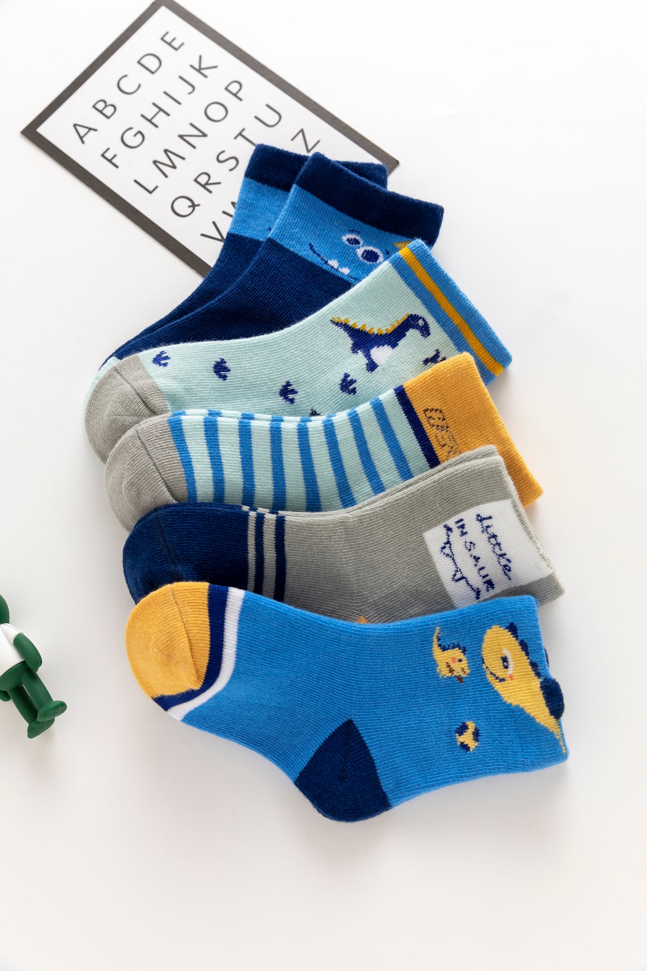 Chaussettes Lot de 5 Hautes Dino Enfants fille multicolore Tites Chaussettes Chaussettes Lot de 5 Hautes Dino Enfants fille multicolore Multicouleur