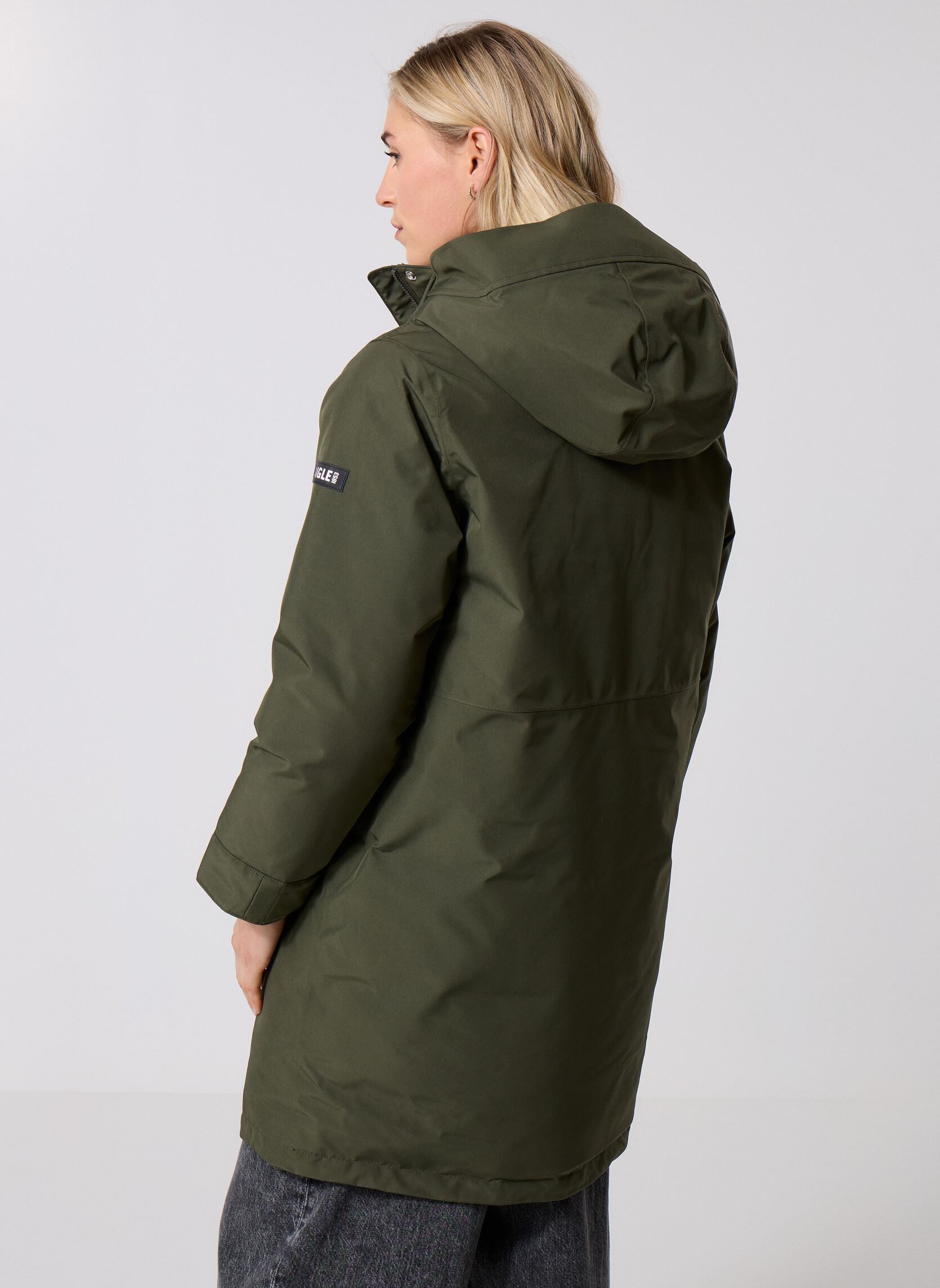 Parkas Parka longue Gore-Tex® à capuche femme vert Aigle Parkas Parka longue Gore-Tex® à capuche femme vert Avocat