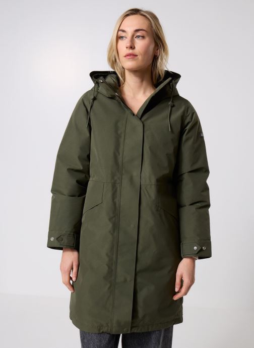 Aigle Parkas Parka longue Gore-Tex® à capuche femme vert
